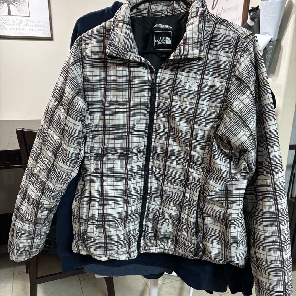 The North Face Black and Gray Hooded Jacket